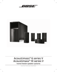 Bose Acoustimass 10 Series I Technical information