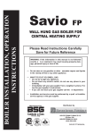Boyertown Furnace Savio Installation manual