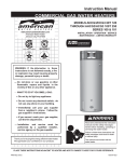 American Water Heater 101 series Instruction manual