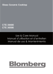 Blomberg CTE36500 User manual