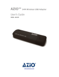 Azio AWU254 User`s guide