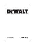 DeWalt DWE1622 Technical data