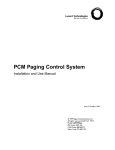 Bogen PCMTIM Specifications