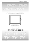 Venturer 17" LCD TELEVISION Owner`s manual