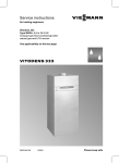 Viessmann WS3A Operating instructions