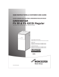 Worcester GREENSTAR FS 42CDi Regular Instruction manual
