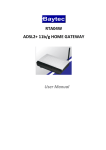 Baytec RTA04W User manual