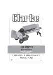 Clarke Log Buster 3 Specifications