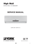 York EVKC 24 DSAAAR Service manual
