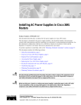 Cisco CISCO2691 Installation guide
