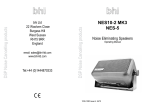 BHI NES-5 User manual