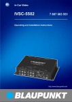 Blaupunkt IVMS-6502 Specifications
