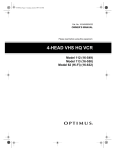 Radio Shack 113 (16-550) Owner`s manual