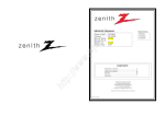 Zenith P50W38P Service manual