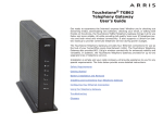 Arris Touchstone TG862 User`s guide