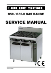 Blue Seal G50-D Service manual