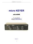 micro KEYER manual 1.0