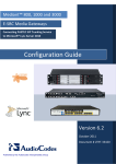 AudioCodes Mediant 800 MSBR User`s manual