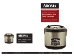 Aroma ARC-960S Instruction manual