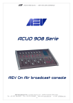 AEV ACUO 908 Serie Specifications