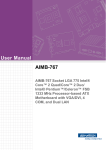 Advantech AIMB-767 User manual