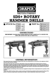 Draper SDS+ Owner`s manual