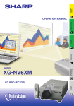 Sharp XG-NV6XM Specifications