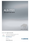 Alinking ALS-7721 Instruction manual