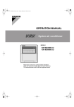 Daikin RXYMQ36MVJU Installation manual