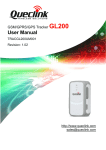 Queclink GL200 User manual