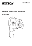Extech Instruments VIR50 User`s manual