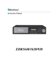 DVR Connection N-1640MH Instruction manual