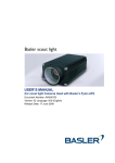 Basler SCOUT LIGHT User`s manual