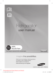 Samsung RT57EAMS User manual