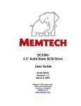 Memtech SC3500 User guide