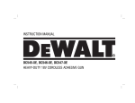 DeWalt DC547-XE Instruction manual