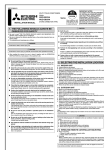 Mitsubishi MSZ-GB35VA Installation manual