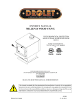 Drolet 45283 Owner`s manual