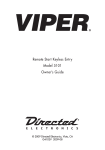 Viper 5101 Instruction manual