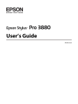 Epson Stylus Pro Original User`s guide