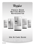 Whirlpool W10417000B Use & care guide