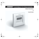 Bose ControlSpace Install guide