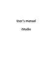 Barco iStudio User`s manual