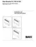 Baxi Brazilia F 8S Technical data