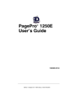 MINOLTA-QMS PagePro 1250E User`s guide