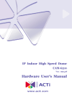 ACTi CAM-6500 Series User`s manual