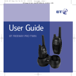 BT FreeWay User guide