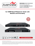 Avenview HDMI-VS-4X1 Specifications