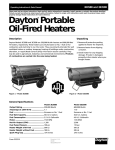 Dayton 3E358B Operating instructions