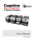 Cognitive Solutions Cxi User`s manual